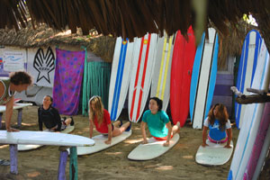 surfing with cabarete surfcamp